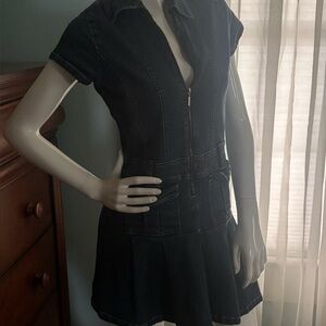 ROUTE 66 blue EUC denim dress size 14/16